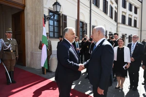 Prime Minister Benjamin Netanyahu and his wife Sara were welcomed, today (Thursday, 3 April 2025), by Hungarian Prime Minister Viktor Orban and his wife, and an honor guard, at a ceremony in Budapest.Avi Ohayon (GPO)