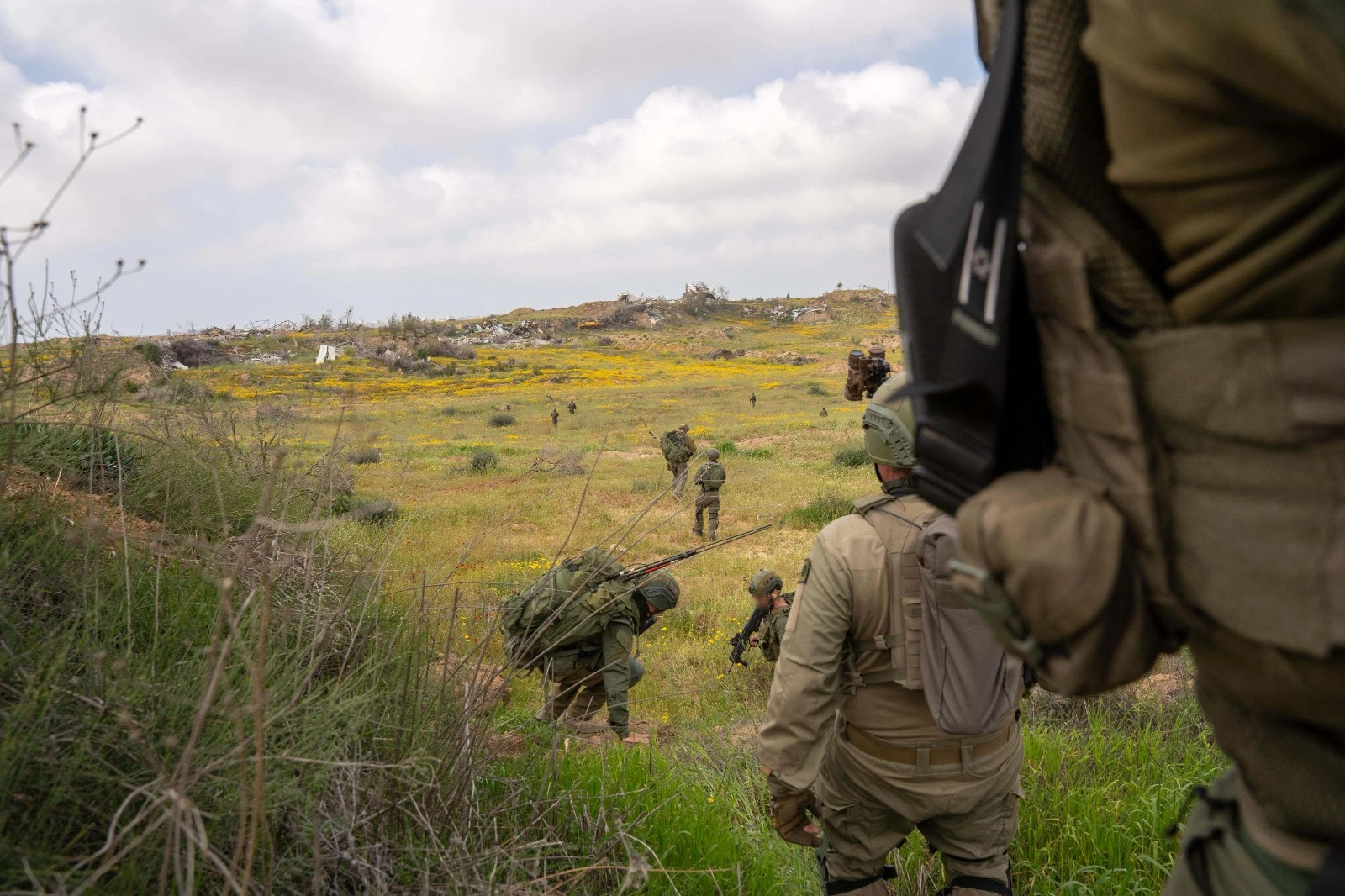 IDF activity in southern Gaza. Photo: IDF