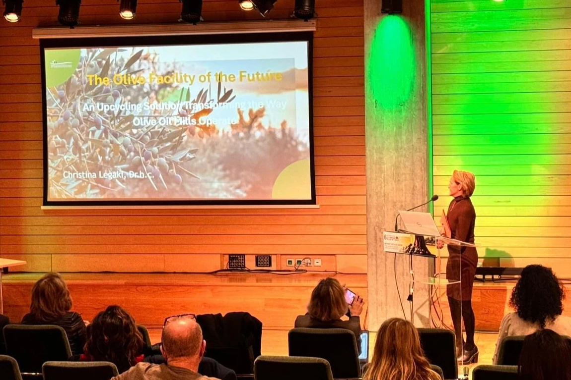 PhenOlives at the 6th International Yale Symposium on Olive Oil and Health, Crete, December 2024. (Photo: LinkedIn/PhenOlives)