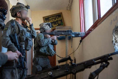IDF soldiers fighting in Khan Younis, February 21 2024 (Photo: IDF)