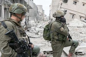 Troops of the 98th Division during their offensive in western Khan Younis, march 4 2024 (Photo: IDF).