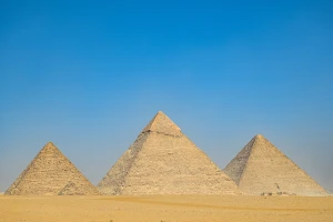 A general view of the Pyramids of Giza (L-R) Menkaure, Khafre, and Khufu (Photo: DPA/Picture Alliance)