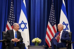 U.S. President Joe Biden holds a bilateral meeting with Israeli Prime Minister Benjamin Netanyahu on the sidelines of the 78th U.N. General Assembly in New York City, U.S., September 20, 2023 (Photo: REUTERS/Kevin Lamarque).