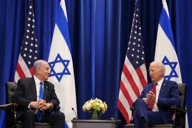 U.S. President Joe Biden holds a bilateral meeting with Israeli Prime Minister Benjamin Netanyahu on the sidelines of the 78th U.N. General Assembly in New York City, U.S., September 20, 2023 (Photo: REUTERS/Kevin Lamarque).