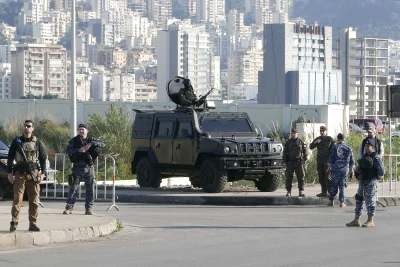 Lebanese Armed Forces in Beirut, Lebanon, on March 1 2024. Photo by Elisa Gestri/Sipa via Reuters.