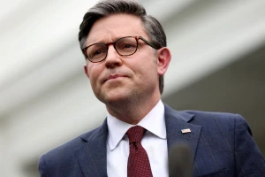 U.S. Speaker of the House Mike Johnson (R-LA) makes a statement to members of the news media in Washington, U.S., February 27, 2024 (Photo: REUTERS/Leah Millis).