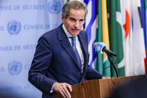 File photo: IAEA chief Rafael Grossi in New York, April 28, 2025. (Photo: Bianca Otero/ZUMA Press Wire via Reuters)