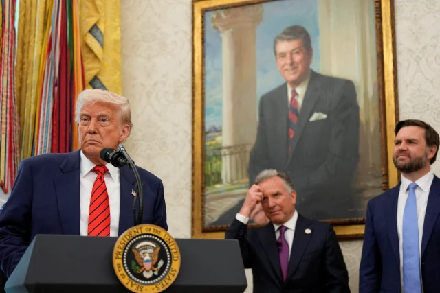 U.S. President Donald Trump speaks during a swearing-in ceremony of Special Envoy Steve Witkoff in the Oval Office at the White House in Washington, D.C., U.S., May 6, 2025. (Photo: Reuters)