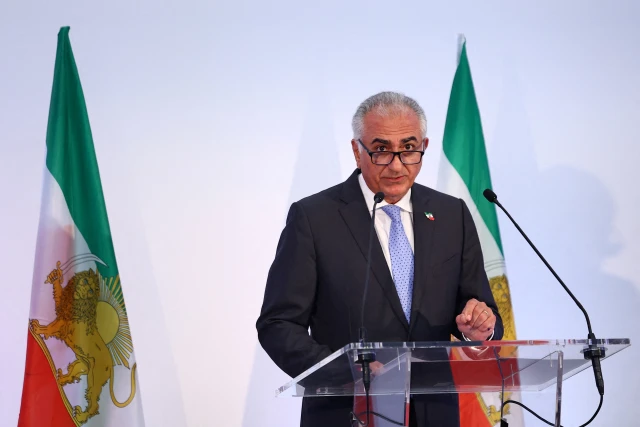 Reza Pahlavi, the exiled son of the last Shah of Iran, speaks during a press conference about the situation in Iran and the need to support Iranians, in Paris, France, June 23, 2025. Photo: Reuters Connect by Abdul Saboor/File Photo