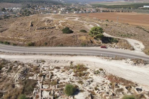 Aerial Photo of Tel Bet Shemesh landscape, 20 Novenber, 2022 Photo: Wikimedia Commons