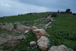 View of the ancient Gath (Tell Es-Safi) in Israel. The hometown of Goliath, February 21 2018 (Photo: Aaron Goel-Angot)