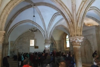 Inside the Upper Room. Picture from March 27, 2019 (Photo: Aaron Goel-Angot).