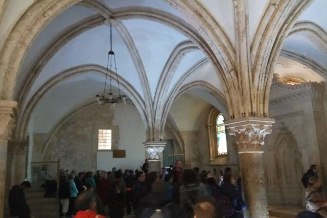 Inside the Upper Room. Picture from March 27, 2019 (Photo: Aaron Goel-Angot).