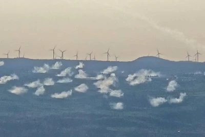 Rockets attacks on the Golan Heights, March 12, 2024 (Footage by: Al-Manar).