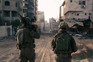 IDF soldiers in the Gaza Strip, fighting in the Shifa Hospital area, in late March 2024 (Photo: IDF).