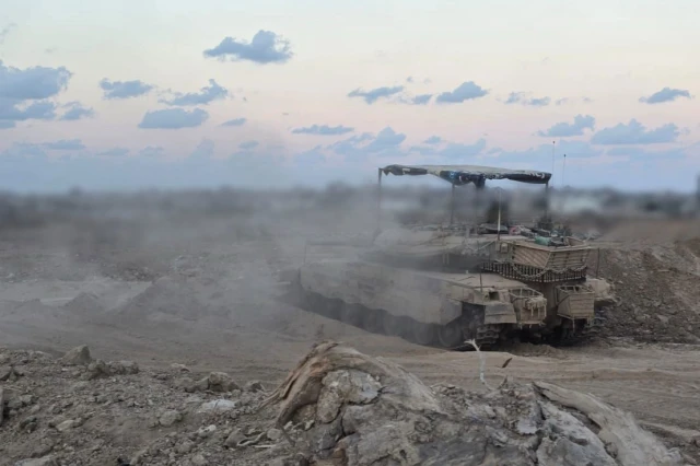 The combat team forces of the Yiftach (11th) and 188th Brigades, under the command of the 252nd Division, operating in the northern Gaza Strip east of the Yellow Line, in accordance with the ceasefire agreement and the directives of the political echelon. November 5, 2025 Photo: IDF
