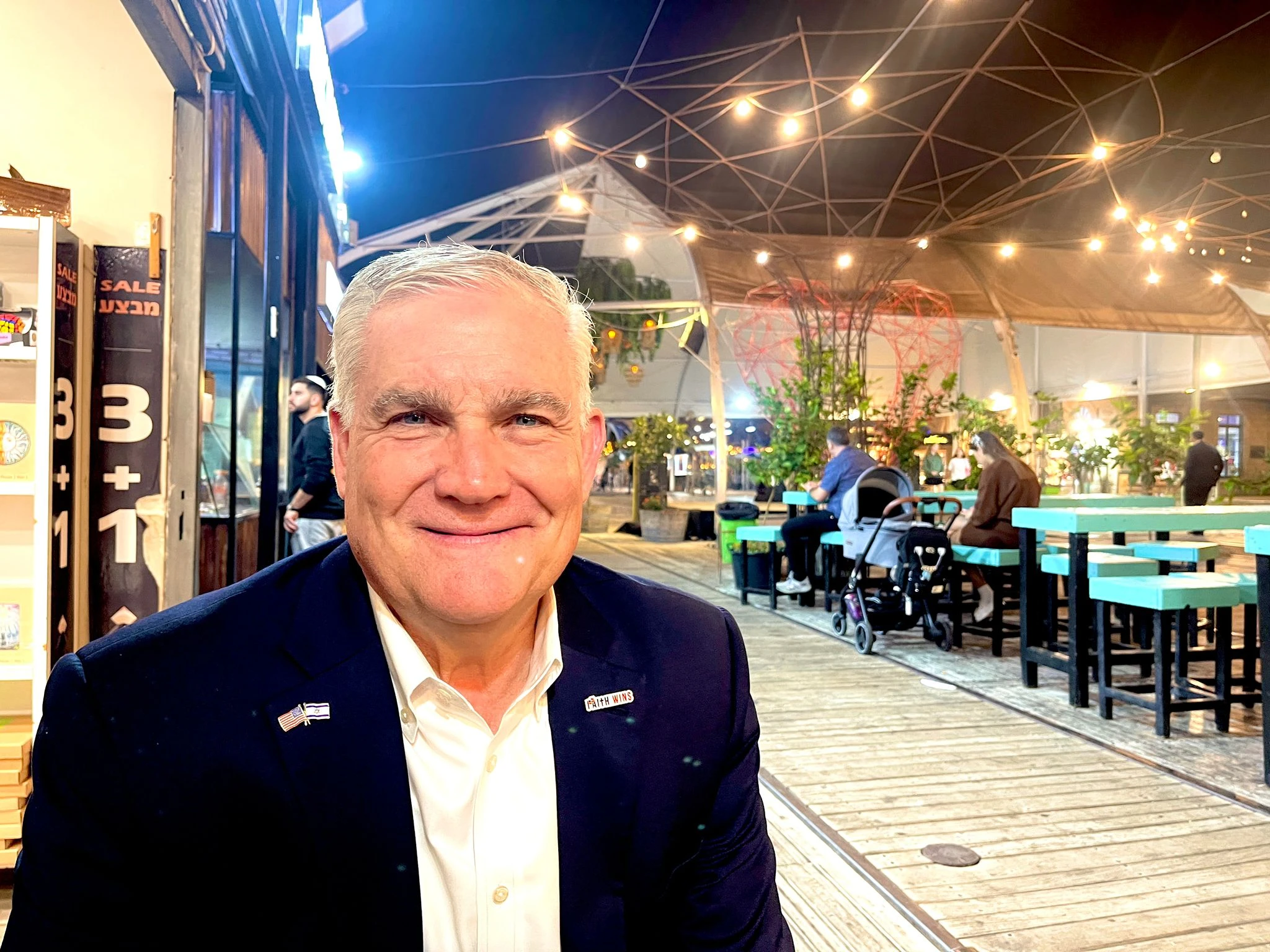 Chad Connelly, founder and CEO of Faith Wins, in Jerusalem. Photo credit: Joshua Fund and Faith Wins staff