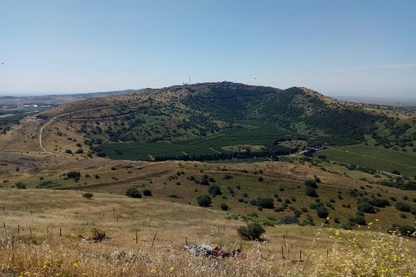 The Mount Avital, viewed from the Mount Bental, in 2018 (Photo: Aaron Goel-Angot).