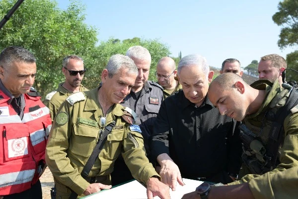 Prime Minister Benjamin Netanyahu, this morning (Wednesday, 5 June 2024), visited the IDF Gibor base in Kiryat Shmona (Photo: IDF).