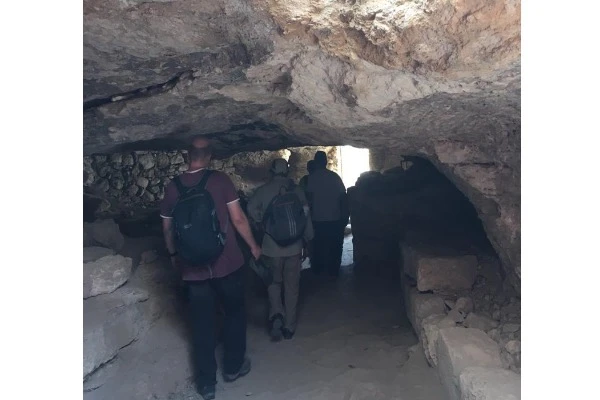 The underground area of Susya (Photo: Aaron Goel-Angot).