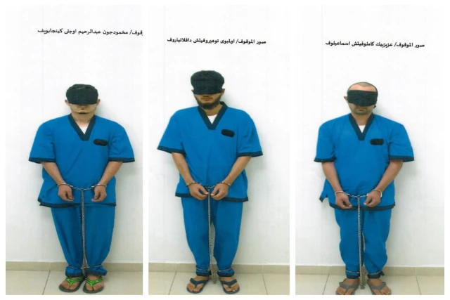 Three men suspected of murdering Israeli Rabbi Zvi Kogan. Photos used under section 27A of the copyright law.