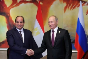 Egyptian President Abdel Fattah el-Sisi and Russian President Vladimir Putin, Sep. 4, 2017 (Photo: Office of the Russian Presidency)