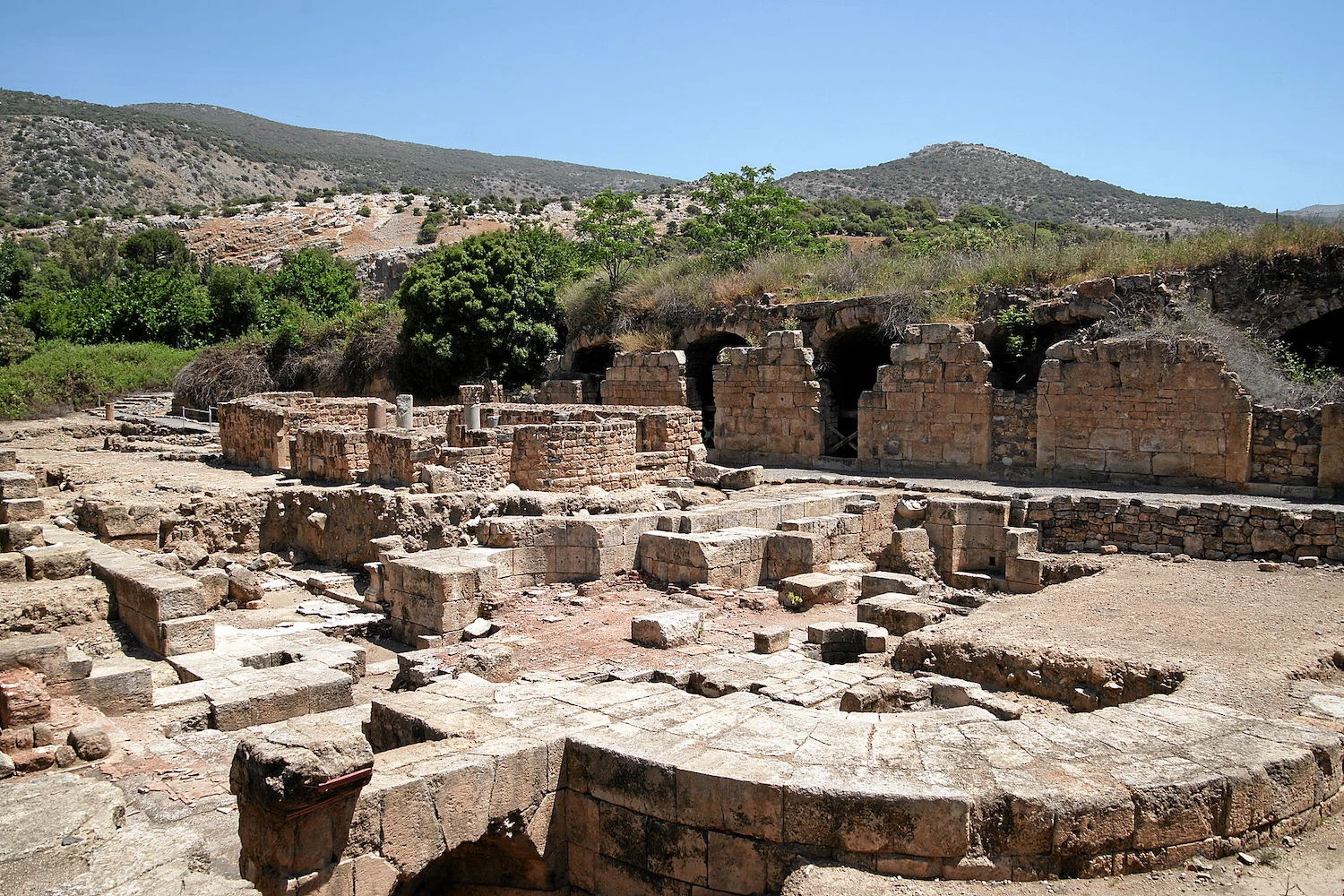 Ruins of the Agrippa palace in Caesarea Philippi (Photo: Mboesch/Wikimedia Commons)