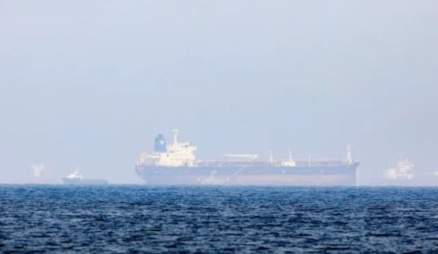 The tanker, Asphalt Princess, in the Gulf of Oman (Photo: screenshot)