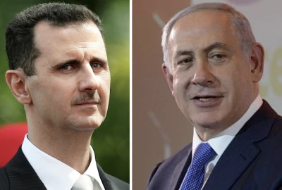Syrian President Bashar al-Assad, Israeli Prime Minister Benjamin Netanyahu (Photo: Shutterstock; Amos Ben Gershom/GPO)