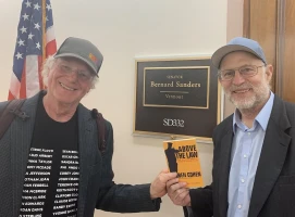 Ben Cohen and Jerry Greenfield, co-founders of Ben & Jerry's Ice Cream (Photo: Ben Cohen's Twitter feed)