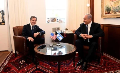 U.S. Secretary of State Antony Blinken meets with Prime Minister Benjamin Netanyahu, May 25, 2021 (Photo: US embassy Jerusalem)