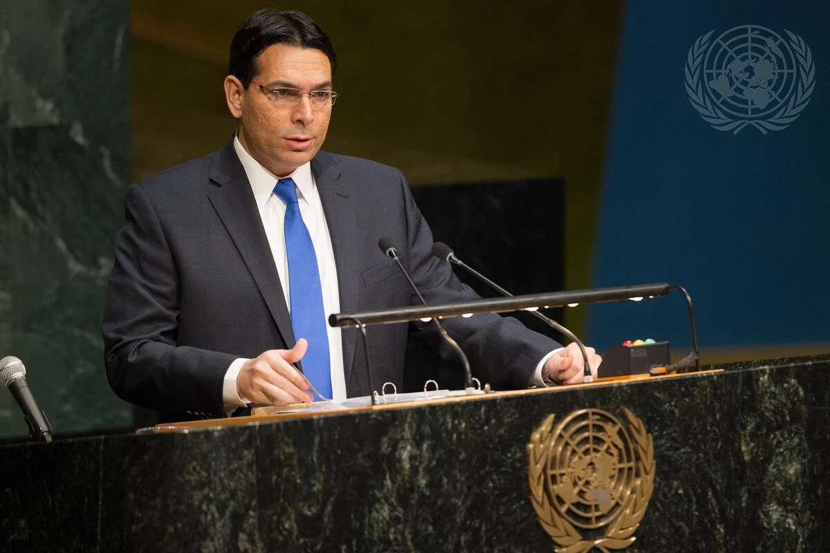 Danny Danon, then-Israel's ambassador to the United Nations, addresses the General Assembly, at a special event on the occasion of the International Day of Commemoration in Memory of the Victims of the Holocaust, Jan. 27, 2016 (Photo: UN/Manuel Elías)
