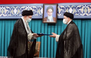 Iranian Supreme Leader Ayatollah Khamenei endorses the people’s vote, appoints Seyyed Ebrahim Raisi as the President of the Islamic Republic of Iran, August 3, 2021 (Photo: Presidency of the Islamic Republic of Iran)