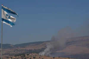 Smoke rises near the Israeli border with Lebanon, following missiles attack from Lebanon, July 21, 2024. (Photo: Ayal Margolin/Flash90)