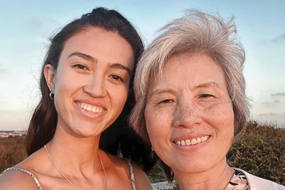 Noa Argamani and her mother, Liora (Photo courtesy)