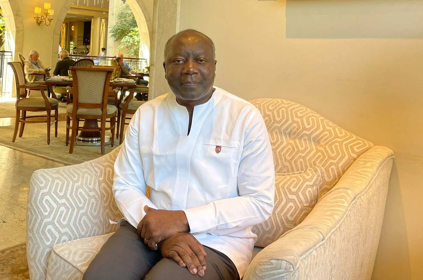 Ghana’s Minister of Finance Ken Ofori-Atta in Jerusalem on June 02, 2022  (Photo: All Israel News Staff)