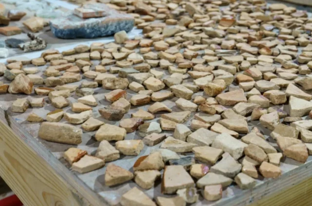 Remains from the period of Roman Emperor Constantine uncovered during renovations at the Church of the Holy Sepulcher in Jerusalem (Photo: Franciscan Custody of the Holy Land)