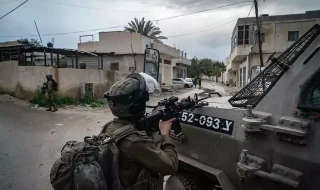 IDF raid on a Palestinian terrorist cell in Jericho in February (Photo: IDF Spokesperson Unit)