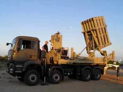 Iron Dome launcher developed by the Israeli contractor Rafael Advanced Defense Systems (Photo: Rafael Advanced Defense Systems)