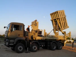 Iron Dome launcher developed by the Israeli contractor Rafael Advanced Defense Systems (Photo: Rafael Advanced Defense Systems)