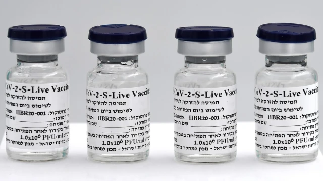 Vials of BriLife COVID-19 vaccine developed by Israel Institute for Biological Research. (Photo: Ministry of Defense Spokesperson's Office)
