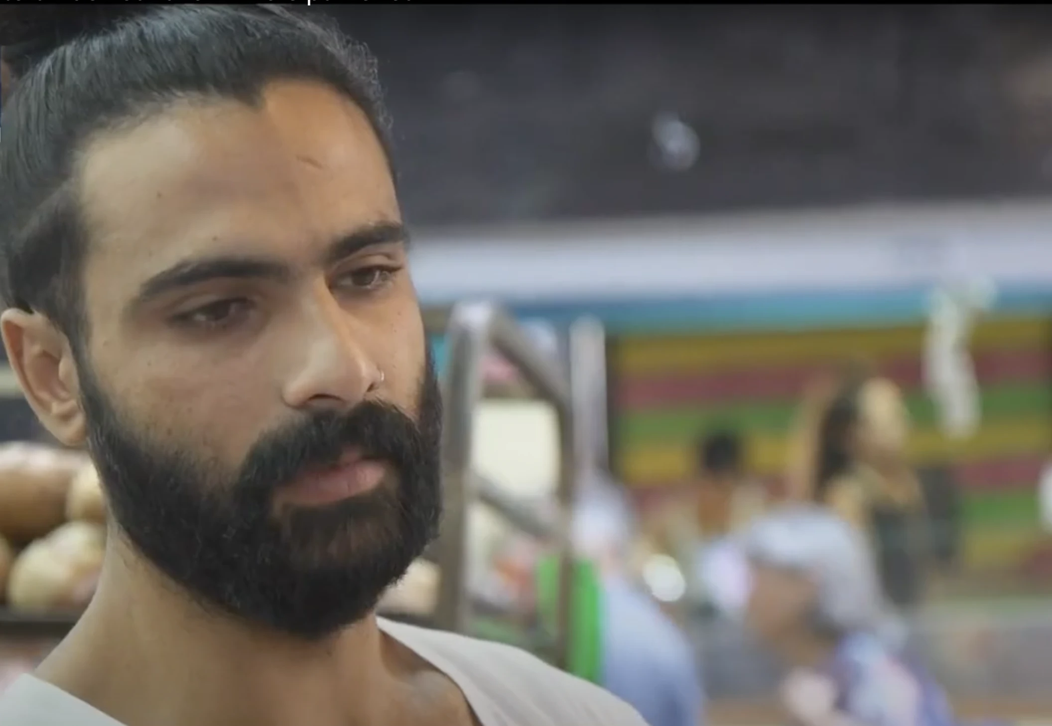 IDF veteran Itzik Saidyan, who set himself alight outside a Defense Ministry office on April 12, 2021 (Photo: screenshot i24NEWS)