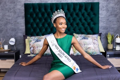Miss South Africa 2021 Lalela Mswane (Photo: Lalela Mswane's Twitter feed)