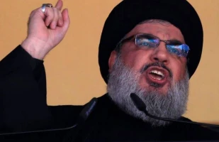Hezbollah leader Sheikh Hassan Nasrallah, May 27, 2017 (Photo: Pottemagerens-Hus/Facebook)