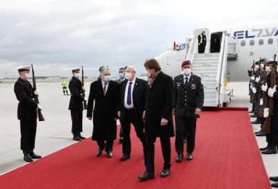 President Rivlin has landed in Germany at the beginning of his visit to Europe (Photo: Amos Ben-Gershom/GPO)