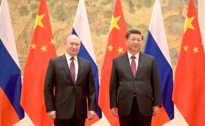 Russian President Vladimir Putin and Chinese President Xi Jinping, Feb. 4, 2022 (Photo: Office of the Russian Presidency)