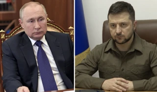 Russian President Vladimir Putin (Photo: Russian Presidency), Ukrainian President Volodymyr Zelenskyy (Photo: Ukrainian Presidency)