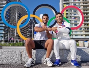 Sagi Muki and Saeid Mollaei (Photo: Safi Muki/Facebook)