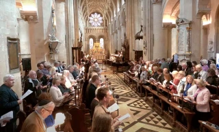 Service held at Christ Church Cathedral Oxford recalling the 800th anniversary of the 1222 Synod of Oxford (Photo: Screenshot)