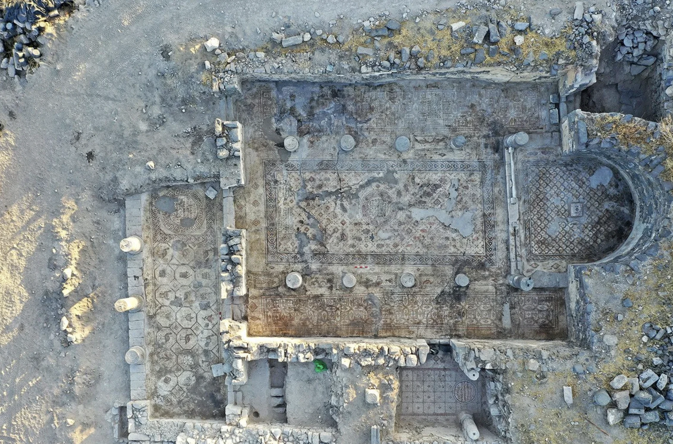 The Martyrion of Theodoros at the end of the 2022 season.Credit: Michael Eisenberg